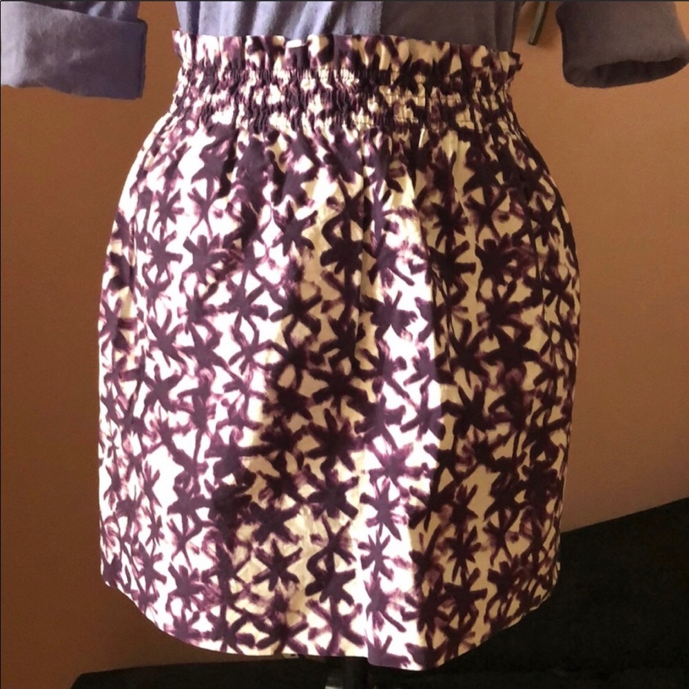 Jcrew cotton mini skirt w pockets